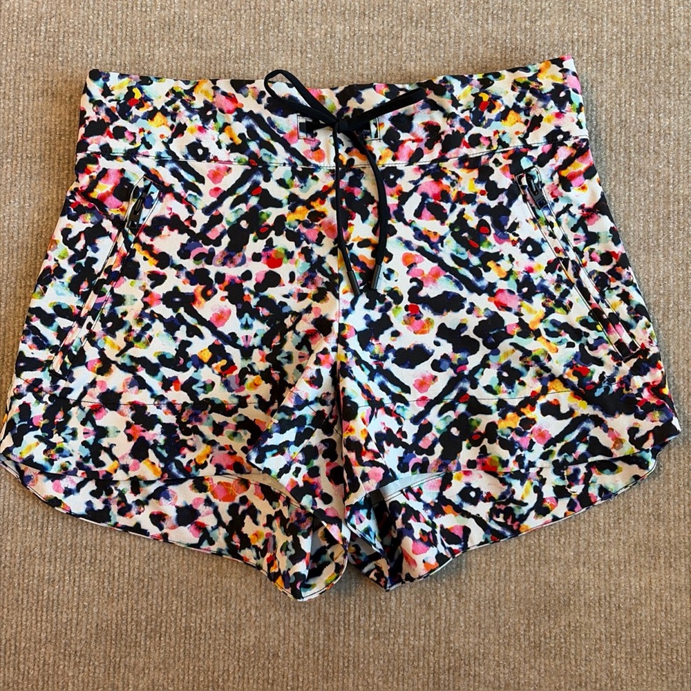 Athleta Women’s Sz 0 Multicolor Shorts with Pockets